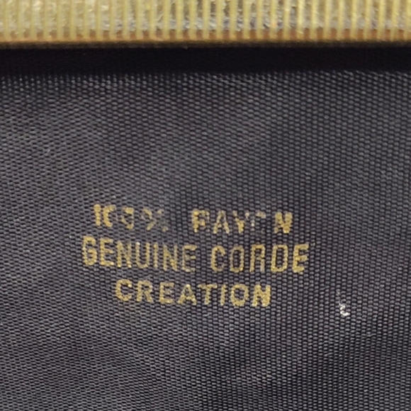 Genuine 1940's Corde' Art Deco Era Evening Purse. - Picture 9 of 13